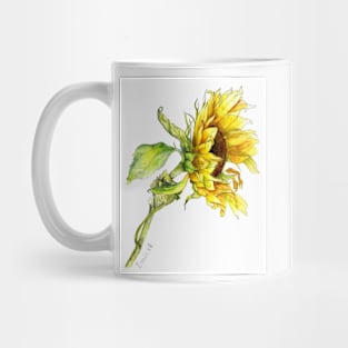 Sunflower watercolour painting Mug